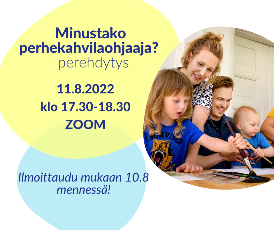 Perhekahvilaohjaajaksi? - MLL:n Kuopion Paikallisyhdistys Ry